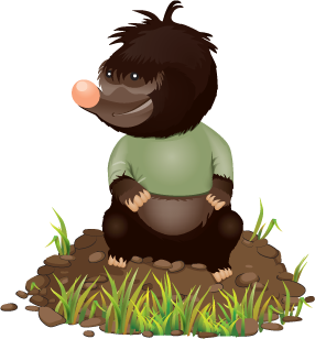 Moley - Molehill Creations mascot